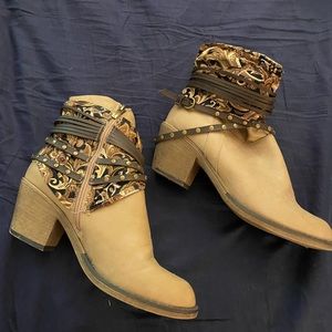 Tan Booties